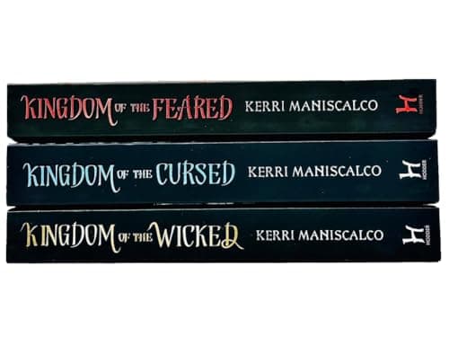 Kingdom of the Wicked Series Collection 3 Books Set By Kerri Maniscalco (Kingdom of the Cursed, Kingdom of the Wicked & Kingdom of the Feared) Paperback