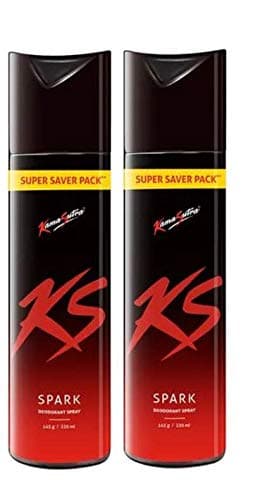 Kamasutra Kama Sutra Spark Deodorants for Men -260ml Each (Pack of 2)