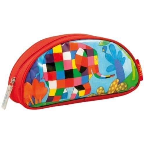 Elmer Elephant multicoloured large pencil case