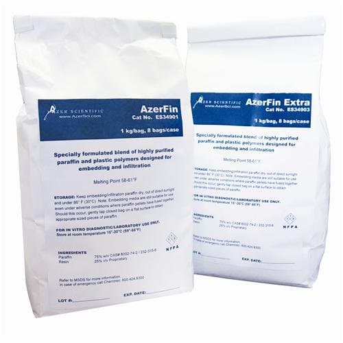 Azer ScientificES34901 AzerFin Paraffin, 1 kg (Pack of 8)