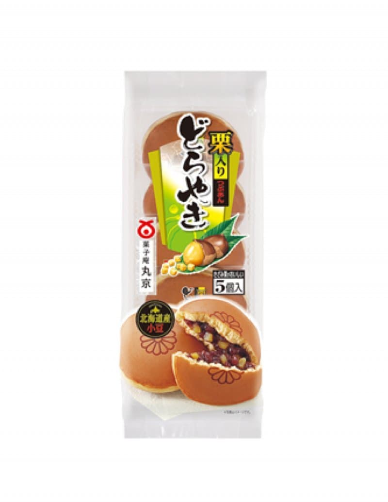 DORAYAKI JAPANESE PANCAKE CHESTNUT 300g 5pc どら焼き栗入りつぶあん