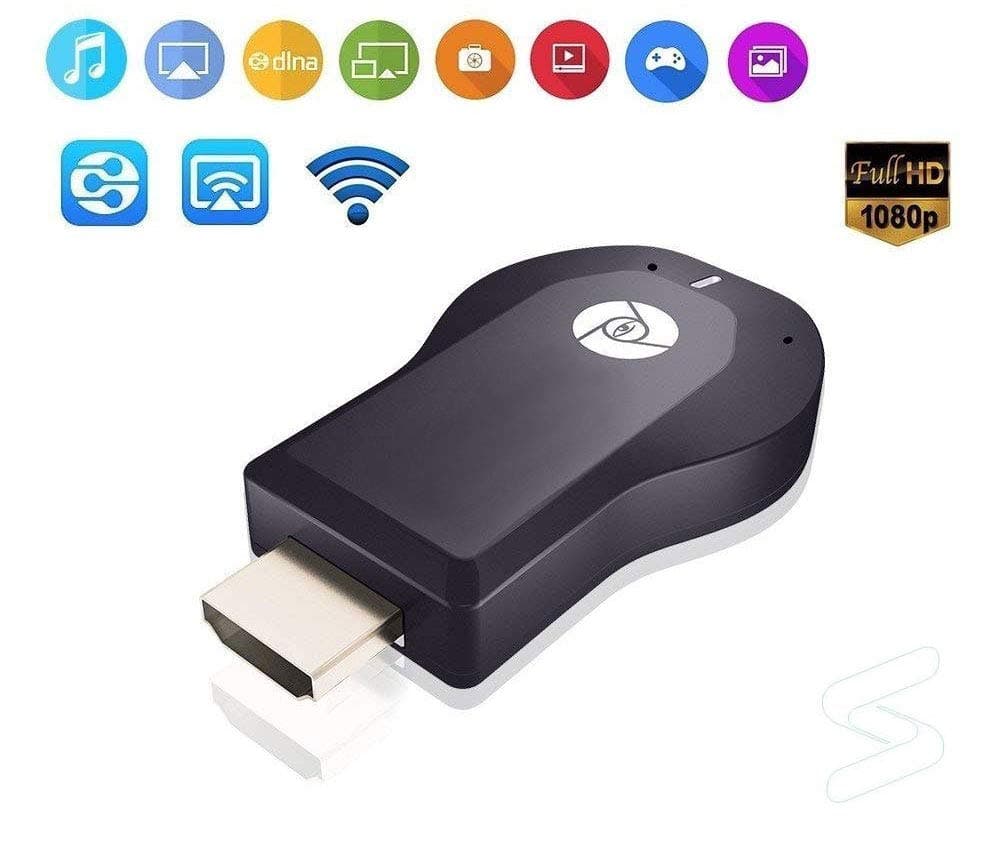 Splendere - HDMI Wireless Display Dongle for Mobile to TV Full HD for Android Phones, Apple iOS iPhone, iPad, Windows Phone, Laptop and Tablet