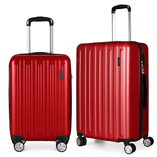Fochier Luggage 2 piece Set Lightweight Spinner Suitcase with TSA Lock 20"26"