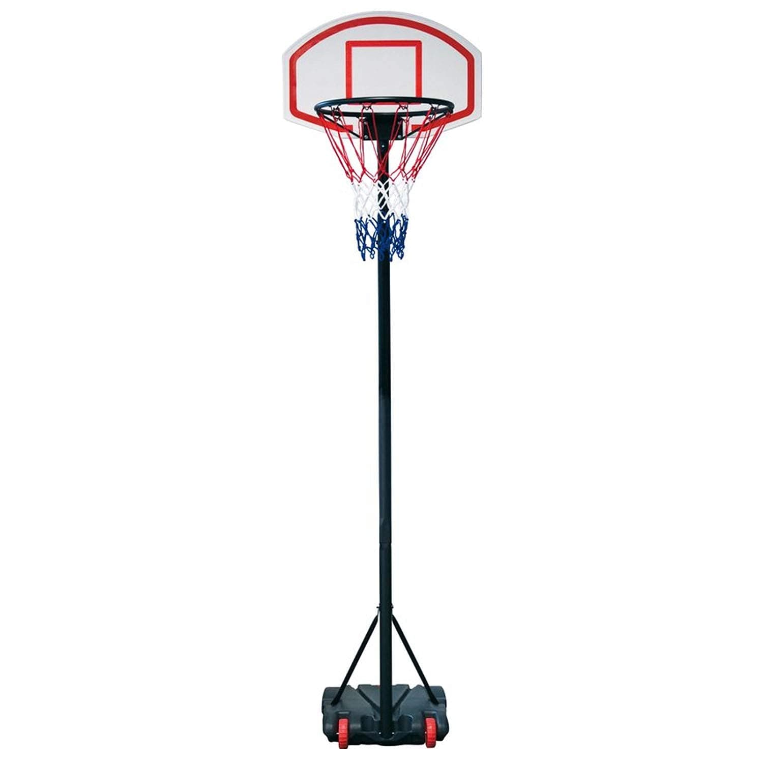 Pacago Fully Adjustable Freestanding Basketball Back Board Stand and Hoop Set Portable Hoop Net System on Wheels for Kids Youth Junior Outdoor Garden 165-205cm
