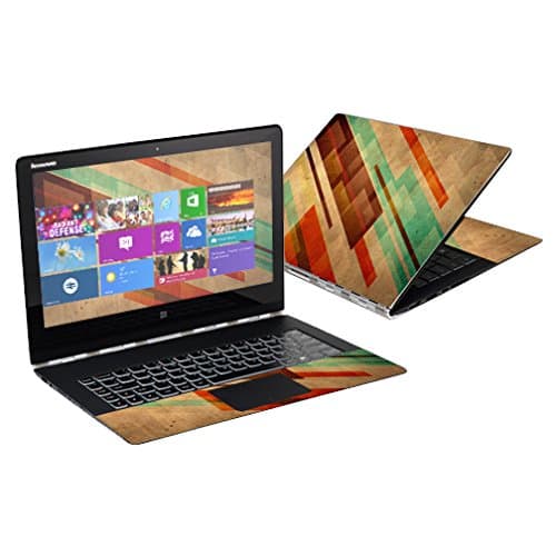 Mightyskins Skin Compatible with Lenovo Yoga 3 Pro 13.3" Screen Cover Sticker Skins Abstract Wood