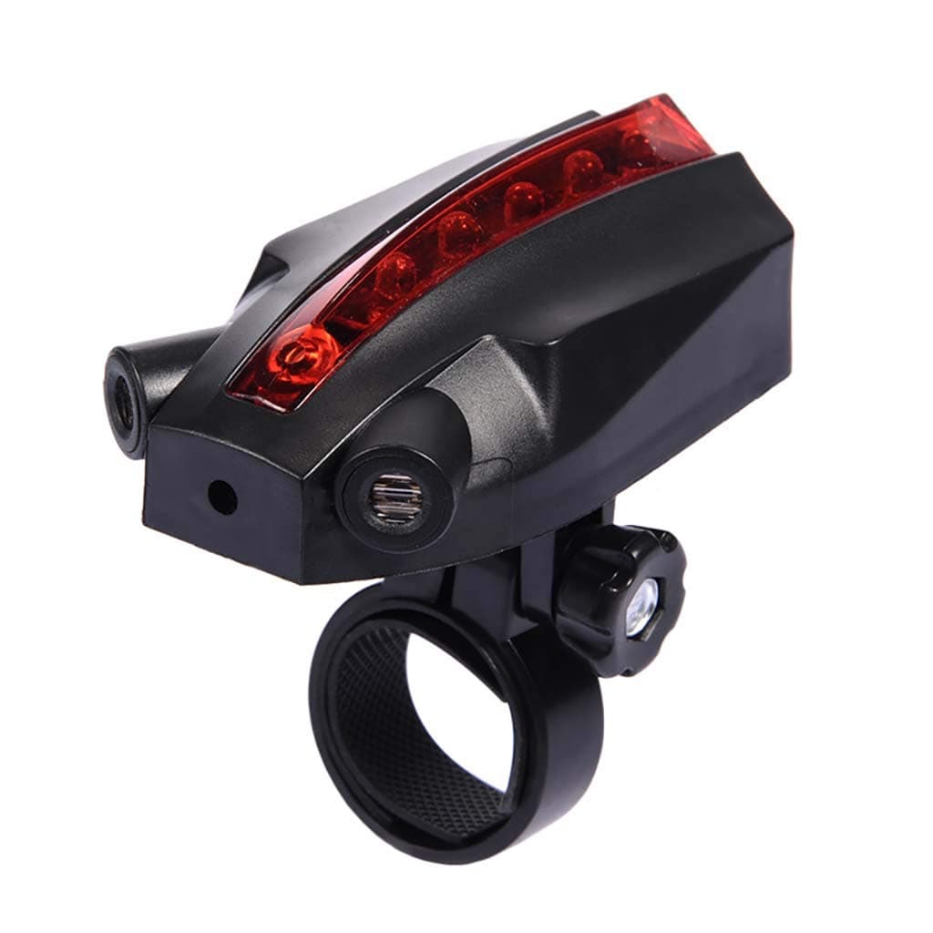 Cycling Projector Taillight Logo Projection Bike Laser Warning Light Tail Lamp Bicycle Laser Tail Light Beam Rear Safety Warning Light