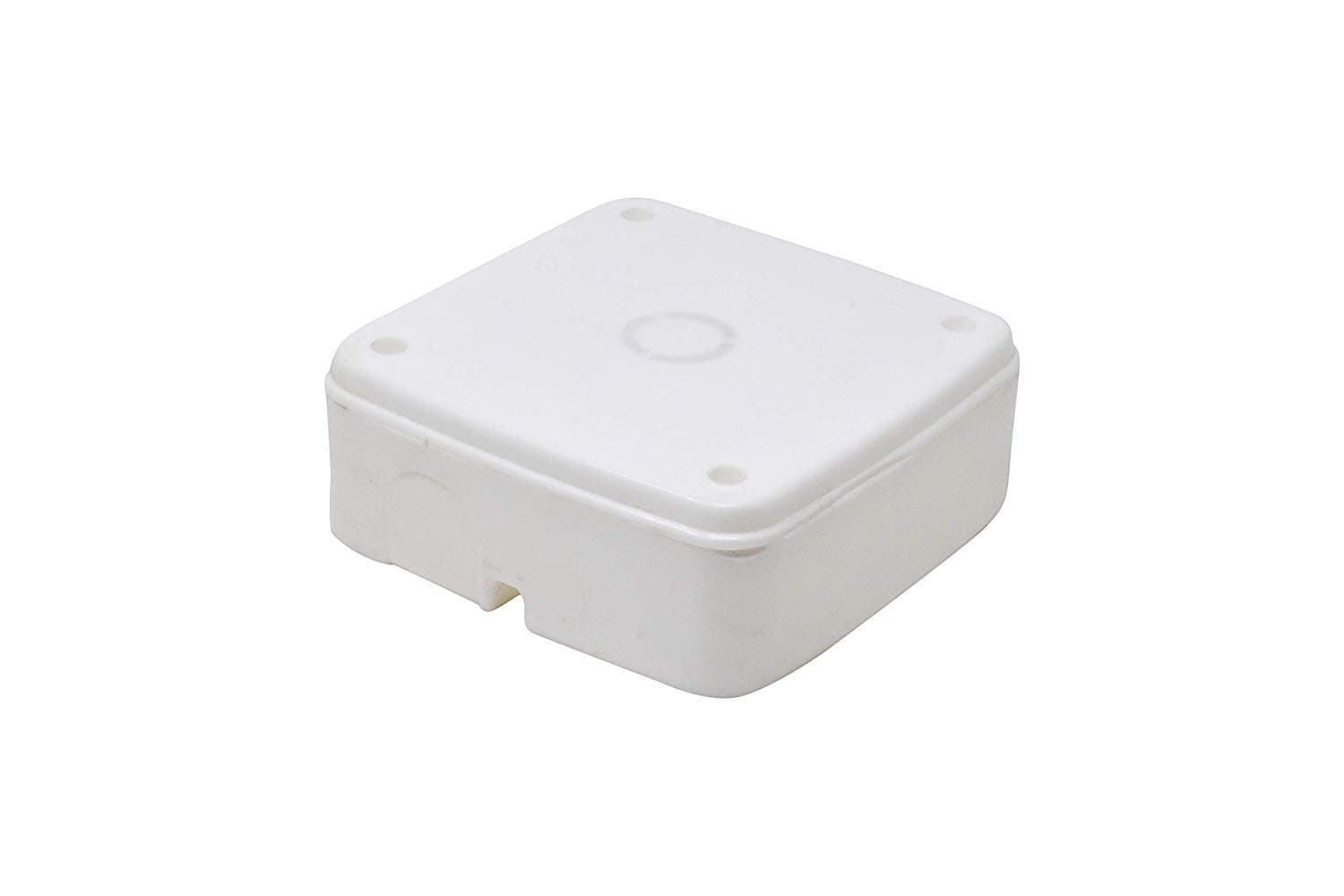 PVC Square Junction Box for CCTV Cameras (White), 4 Nos Combo