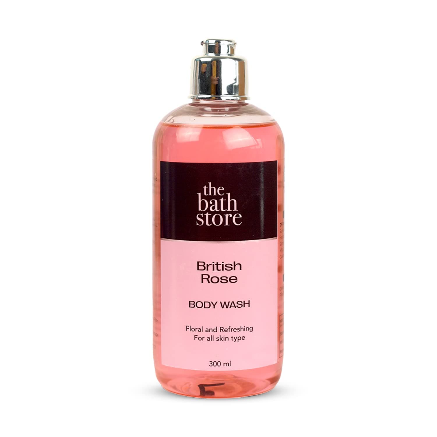 British Rose Body Wash Shower Gel | Tan Removal | Shower Gel for Men & Women | for Summer | Cleanses Acne & Exfoliating | Long Lasting Fragrance - 300 Ml
