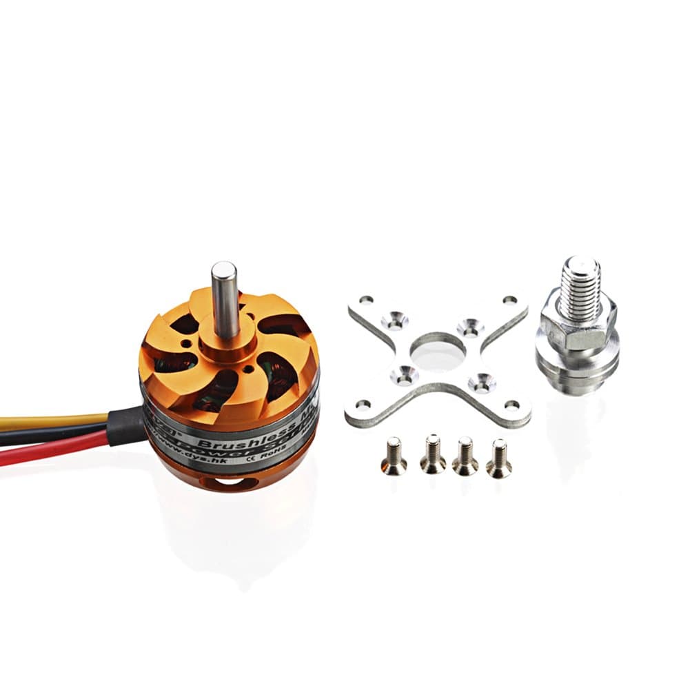 D3530 1100KV/1400KV/1700KV 2-4S Micro Brushless Motor For FPV Racing Drone Mini Multirotor Frame/RC Helicopter Quadco (1100KV)
