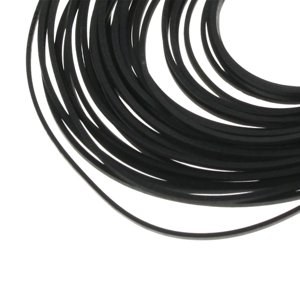 GoldenTrading Mixed Square Cassette Tape Machine Recorder Rubber Belt for Repair Maintenance - Black (Packs of 30)