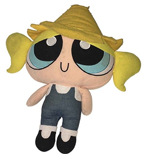 Trendmasters 15" Talking Farmer Powerpuff Girls Bubbles Plush