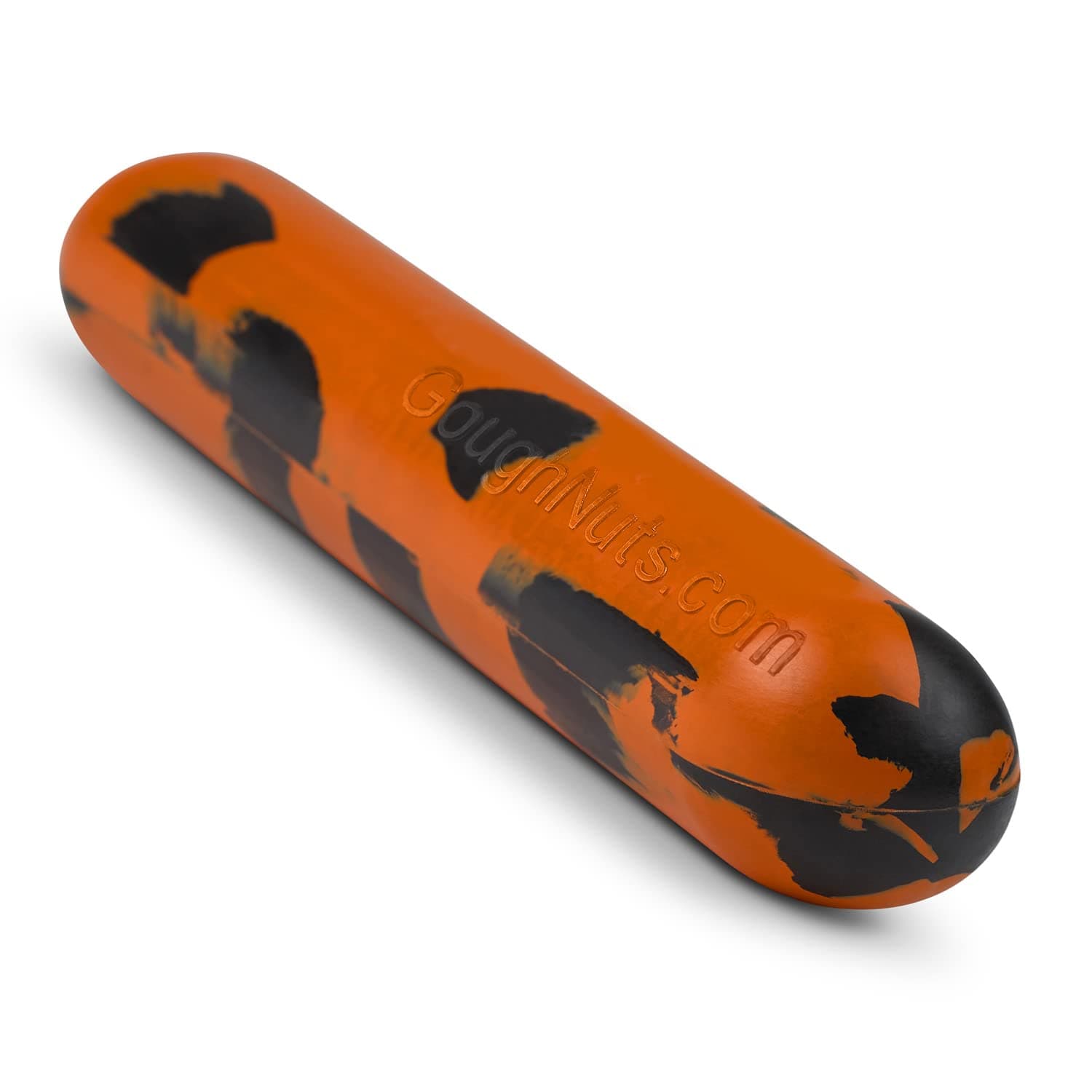Goughnuts — Dog Toys for Aggressive Chewers | Virtually Indestructible Dog Toy Stick for Medium Breeds Such as Pit Bulls | Heavy Duty Dog Toy | Orange