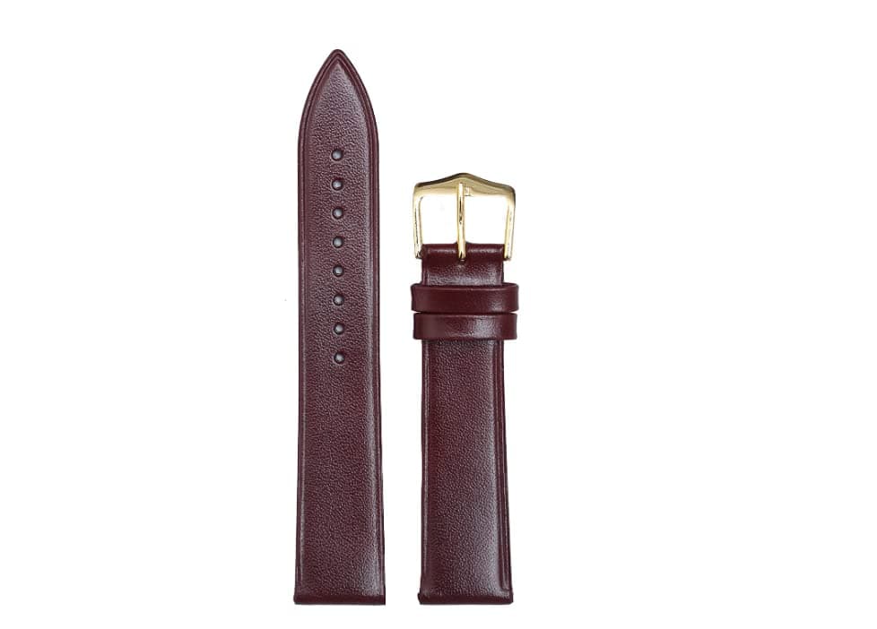 20mm Sona Brown leather watch strap with Flat Finish,Watch leather Strap/band Watch Strap for men and women