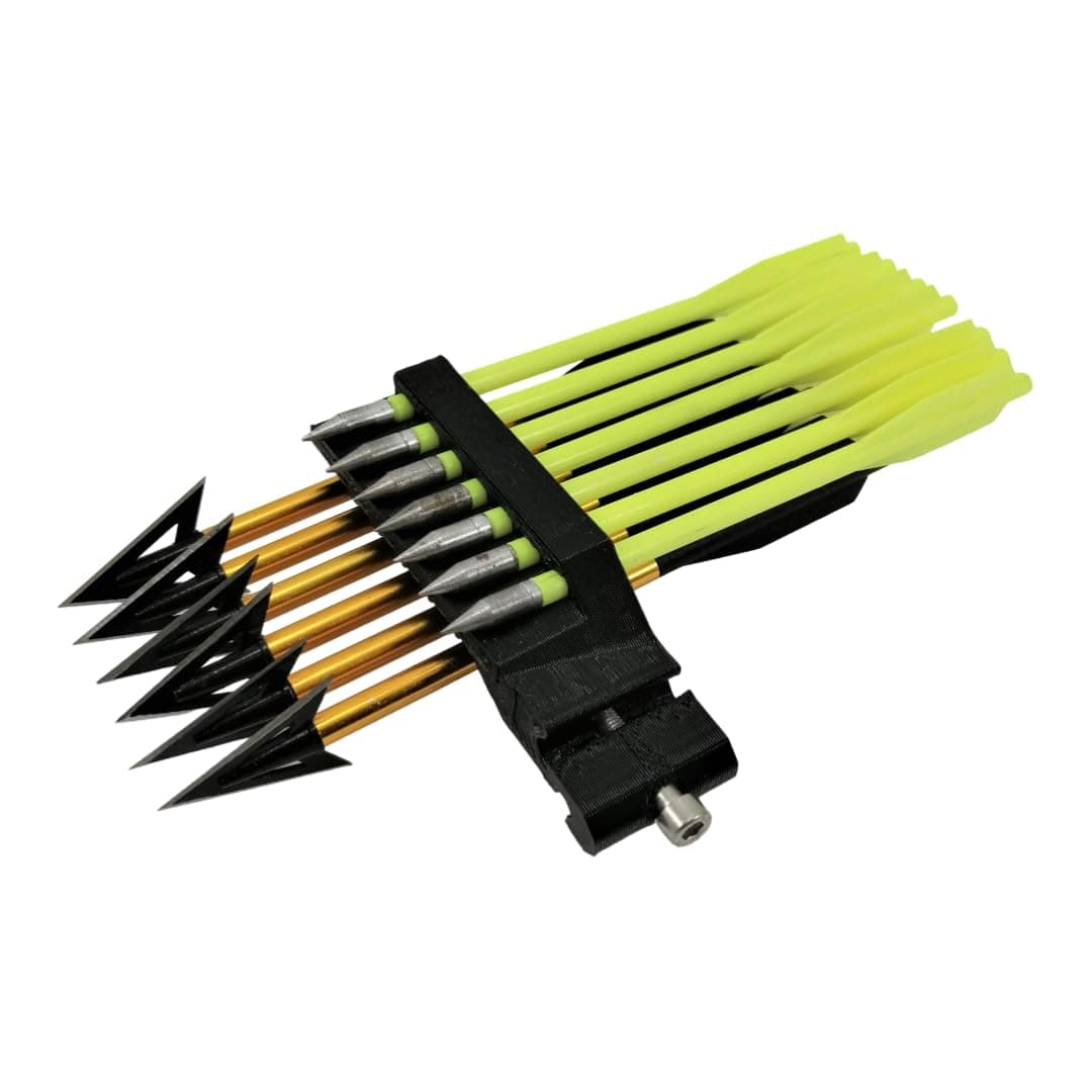 CROSSBOW PICATINNY BOLT HOLDER : Black (7+6 RIGHT)