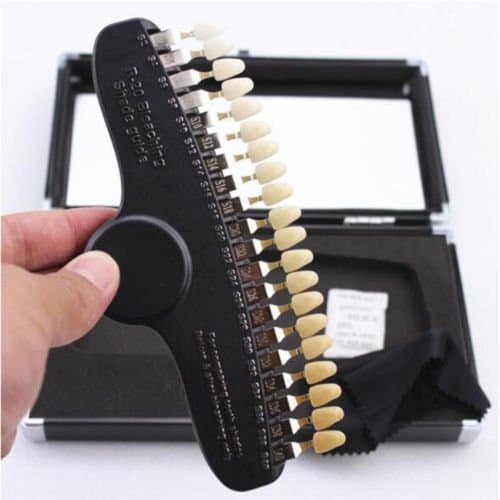 3D 20 Colors Dental Teeth Whitening Shade Guide Tooth Bleaching Shadeguide Set