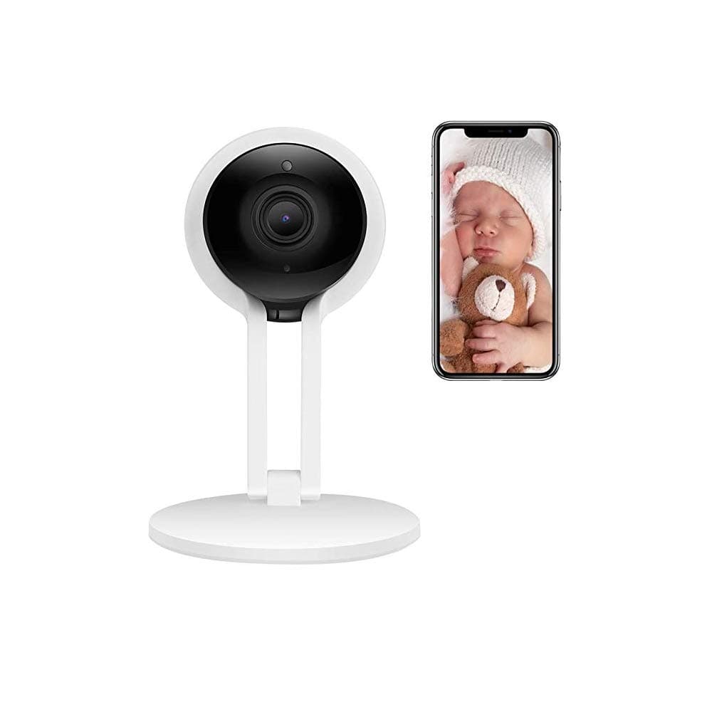 CPVAN WiFi Indoor Surveillance Camera, 720P Baby Monitor Security Camera Wireless IP Camera with Two Way Audio, Motion Detection, Night Vision for Home Pet Monitor, Work with Netsee App.