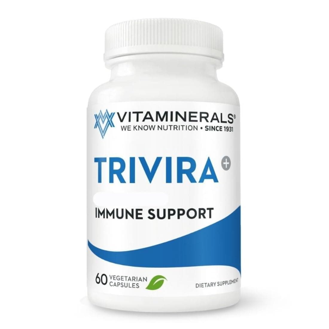 Vitaminerals® TRIVIRA | Vitamin C | Vitamin D3 | Zinc | Herbs | Prebiotics | 60 Vegetable Capsules
