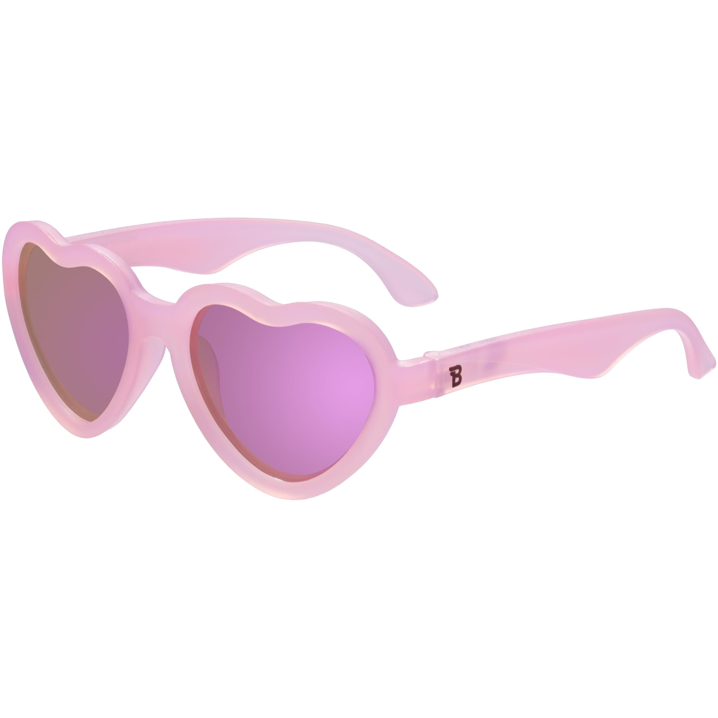 Blue Series Polarized UV Protection Children's Sunglasses, Pink Transparent - Ages 3-5Y