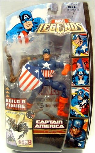 Marvel Legends Marvel Heroes Series 3 (Hasbro): 'Brood Queen Series' Captain America Action Figure