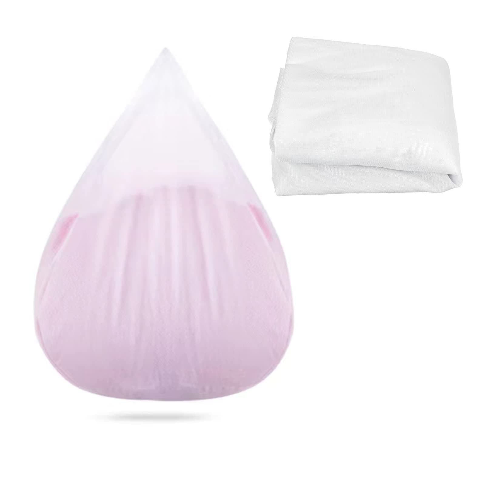 Bean Bag Chair Inner Liner for Bean Bag Chair Cover, Stocking Inner Liner for Bean Bag Chair Cover No Filler, Bean Bag Stocking Net Inner for Filling Polystyrene Beads (L:95x120CM)