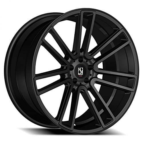 26" INCH KOKO KUTURE MASSA 7 BLACK WHEELS RIMS & TIRE PACKAGE - LEXANI FORGIATO ASANTI GIOVANNA