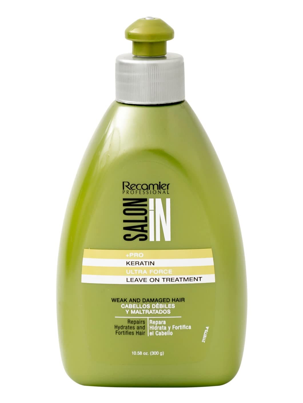 Salon In by Recamier | Keratin Ultra Force Leave In Treatment | Repair & Frizz Control | 10.1 fl oz / 300 ml