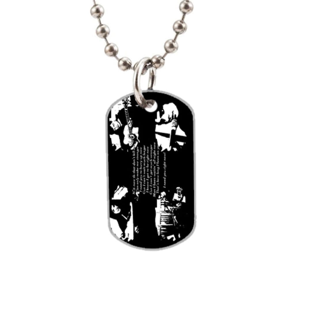 30STM - 30 Seconds To Mars design custom Big Size Oval Dog Tag,Silver animal tags,useful as key chain, luggage tag.