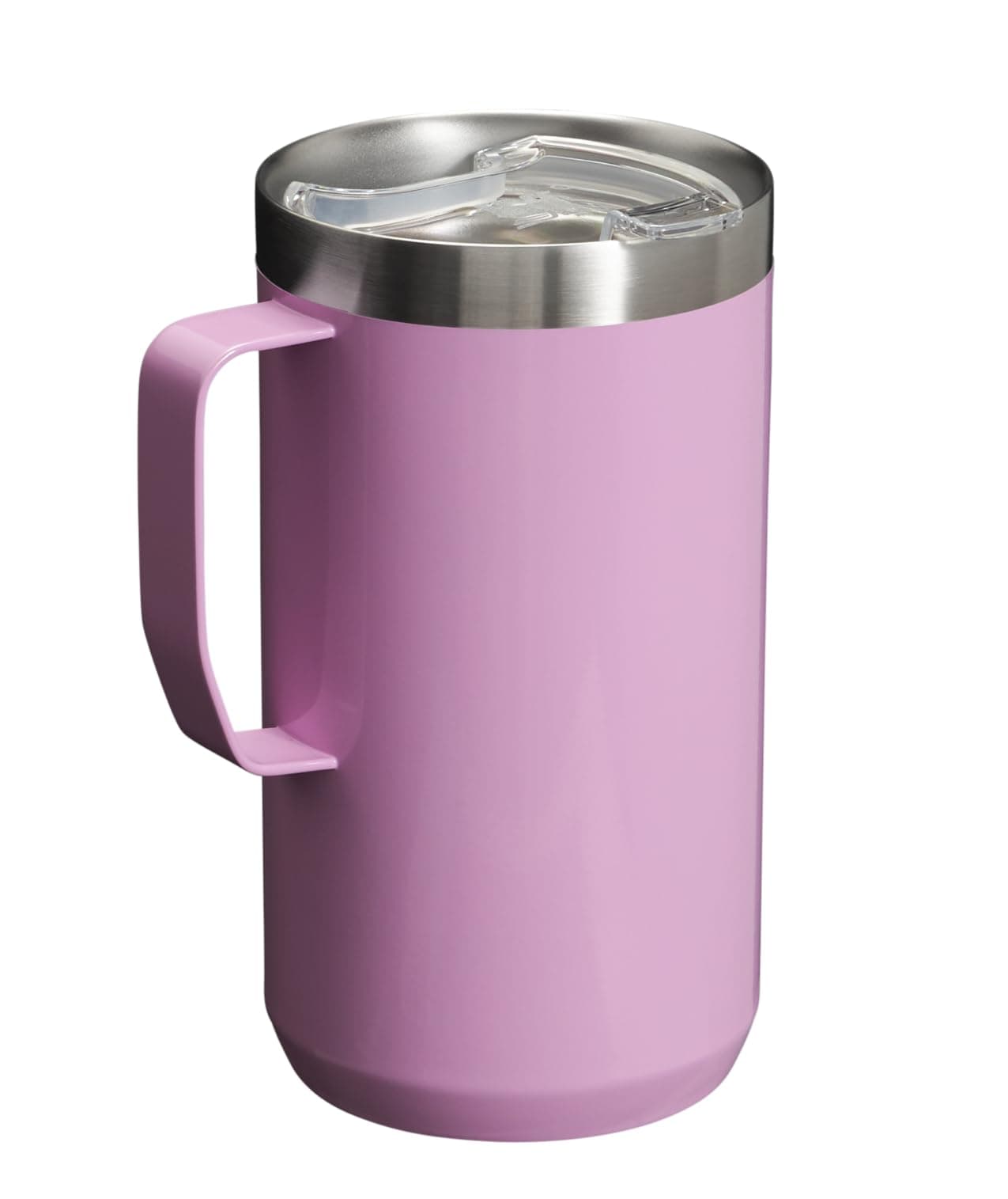 Stanley Stay Hot Camp Mug - Durable 18/8 Stainless Steel Insulated Mug - Splash-Free Tritan™ Drink-Thru Lid - 24 OZ - Lilac Gloss