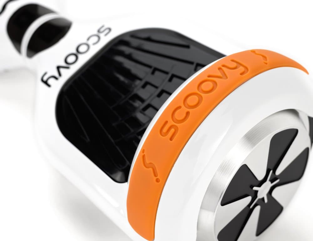 Scoovy Protective Orange Replacement Bumper for Hoverboard / 2 Wheel Self Balancing Scooter - One Pair