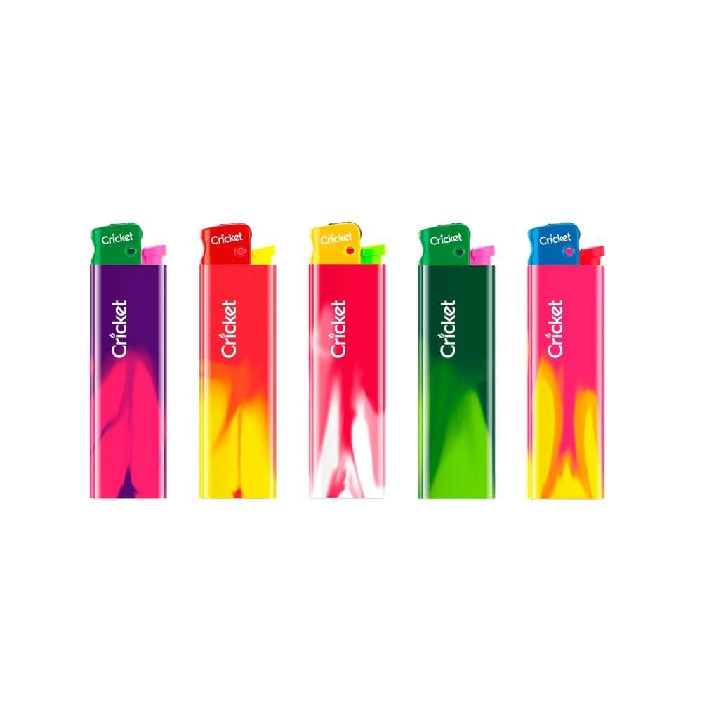 Cricket Pocket Lighter Original Circus, Disposable Pack of 5