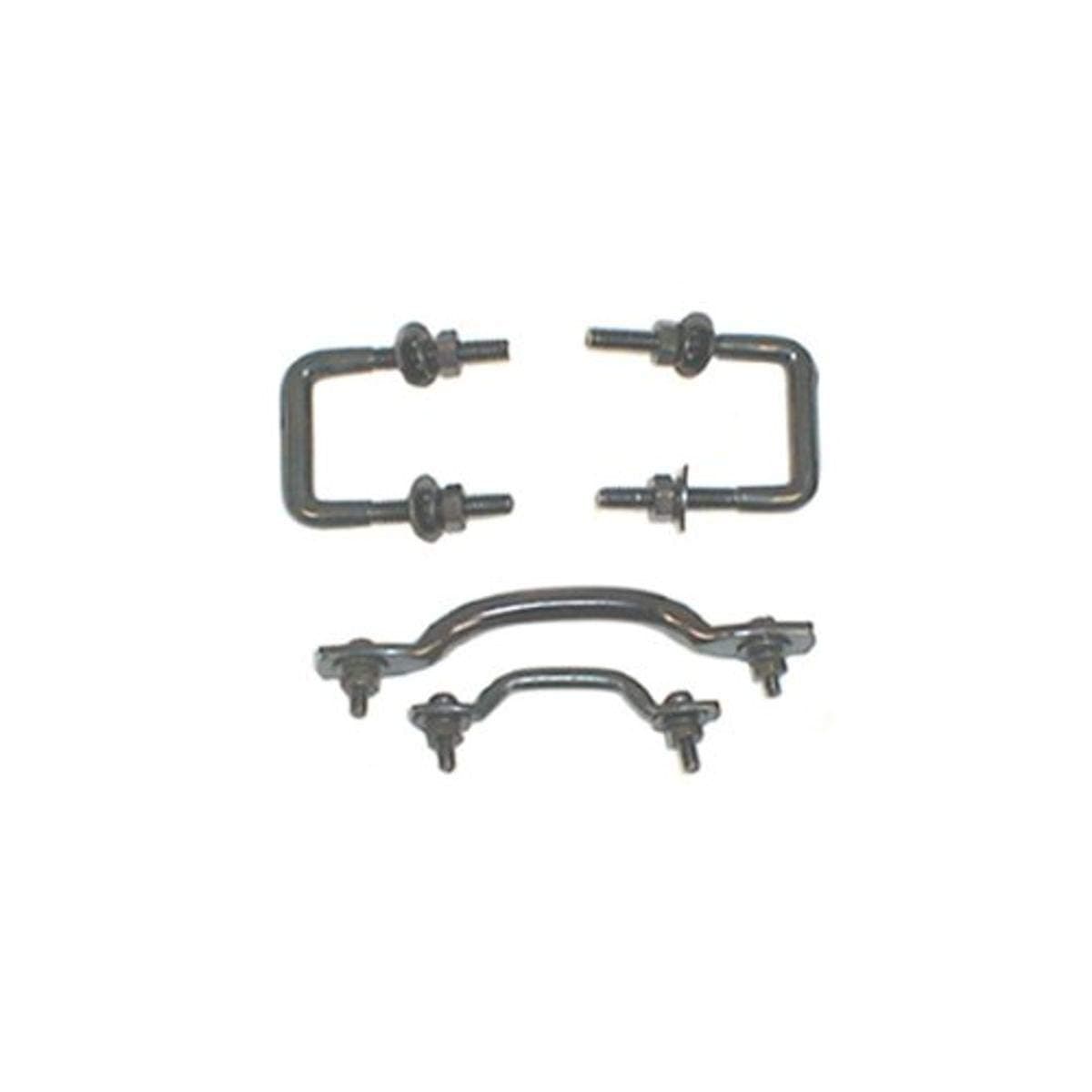 Rugged Ridge | Windshield Tie Down Kit, Black | 11211.01 | Fits 1955-1995 Jeep CJ & Wrangler YJ