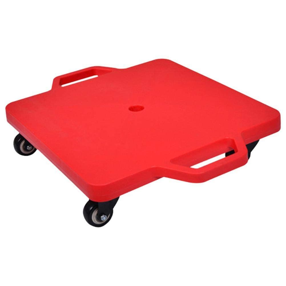 ZIXIXI Manual Plastic Scooter Board,sporter scooter,Children's Sit & Scoot Board With Casters & Safety Guards for Physical Education Class, Sliding Boards with Safety Handles