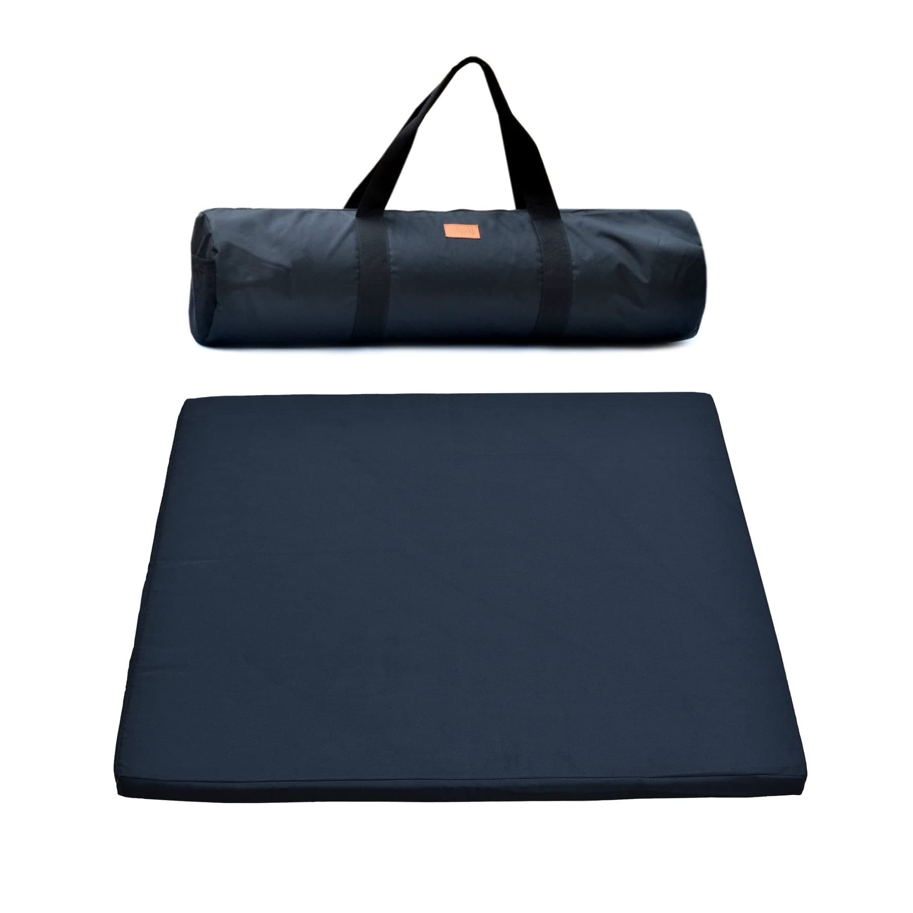 Meditation Cushion - Zabuton Meditation Mat Made of 100% Natural Latex Rubber Foam Affording Exceptional Support for Your Legs and Knees (Extra Large - Red