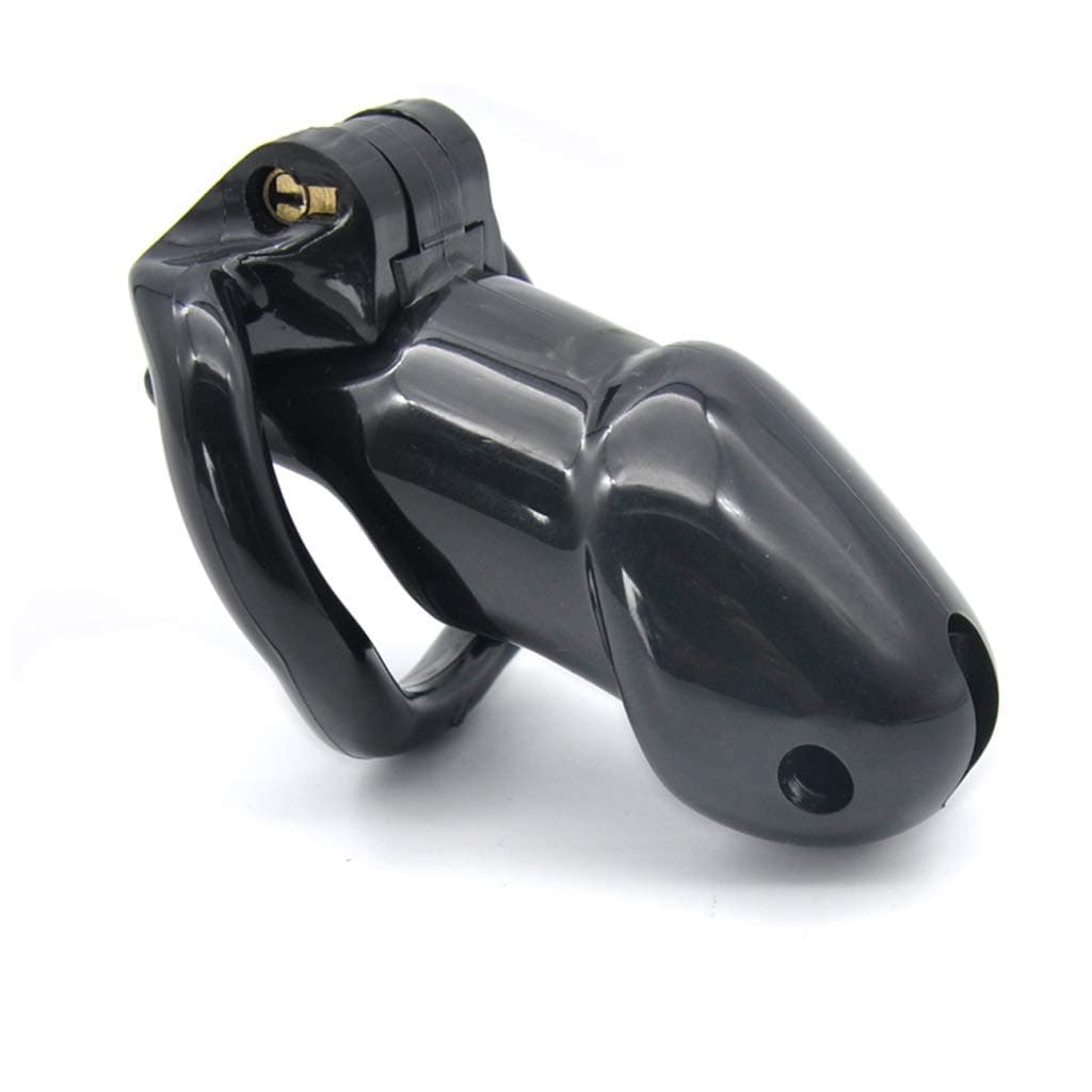 CXQ Interesting Resin Long Clean Lock Cage Magic Men's Toys T-Shirt (Color : Black)