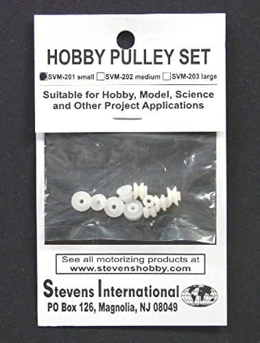 Stevens International Assorted Small Plastic Pulley Set (1.9mm ID) (10pcs)