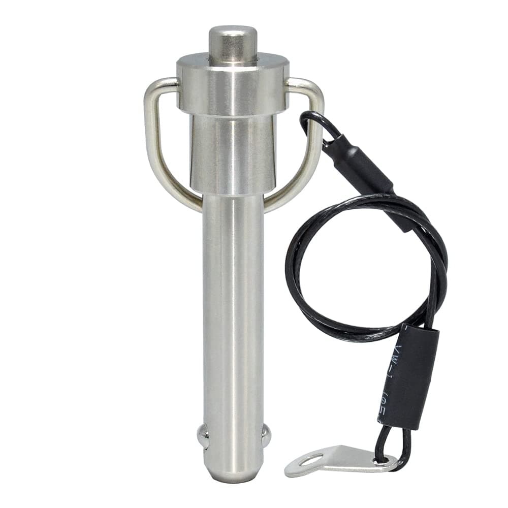 PLN - Inch - Marine Grade Stainless steel Ball Lock pins Quick Release pin with button Indexing pins Spring pins Positioning pins Safety pins Locating pins Dowels Size: M 7/8 In - L 6 In