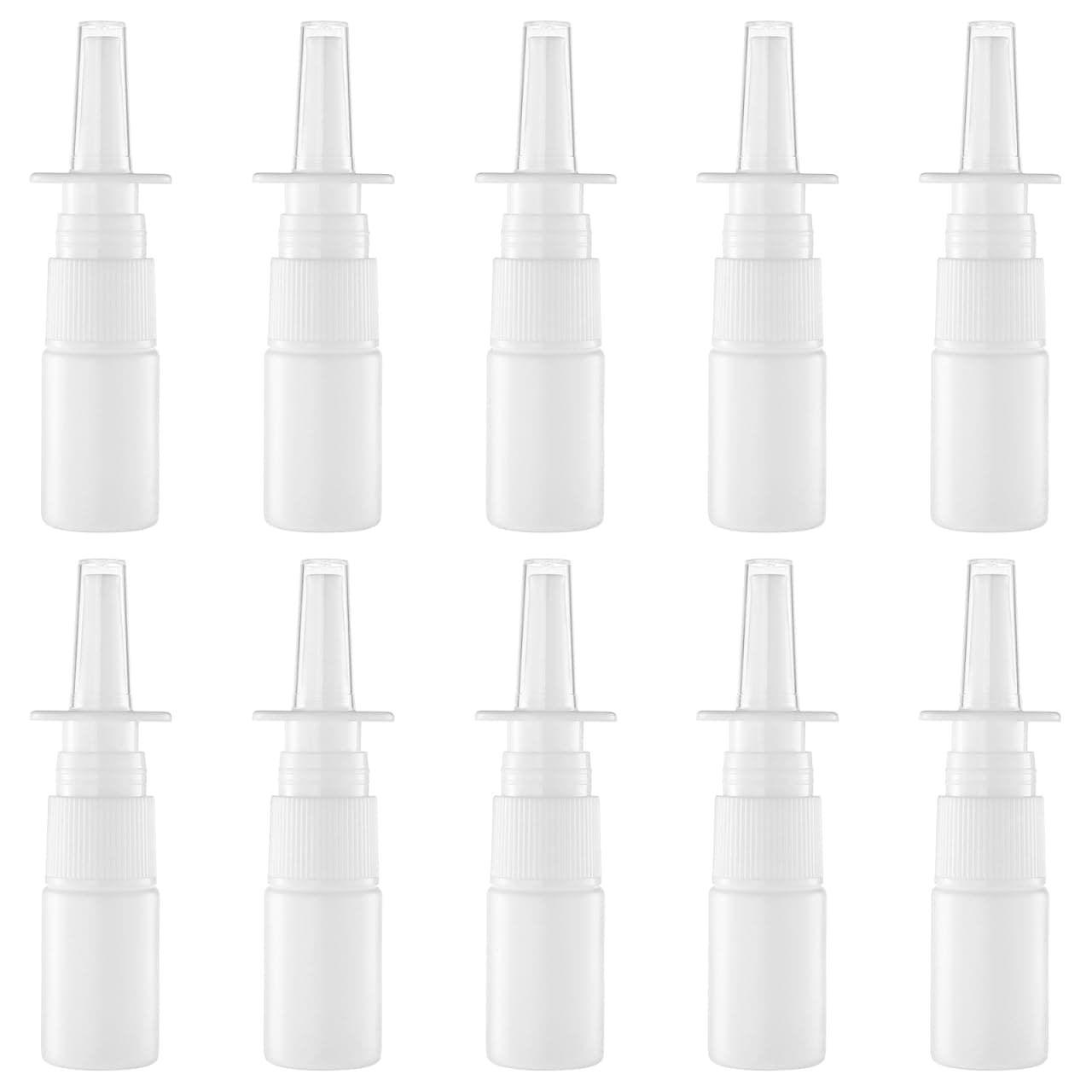 – Healifty 20Pcs Nasal Spray Bottle Empty Nasal Sprayer Refillable Fine Nose Mist Sprayers Direct Bottle for Nose Cleaning for Home Travel Use (10ML)