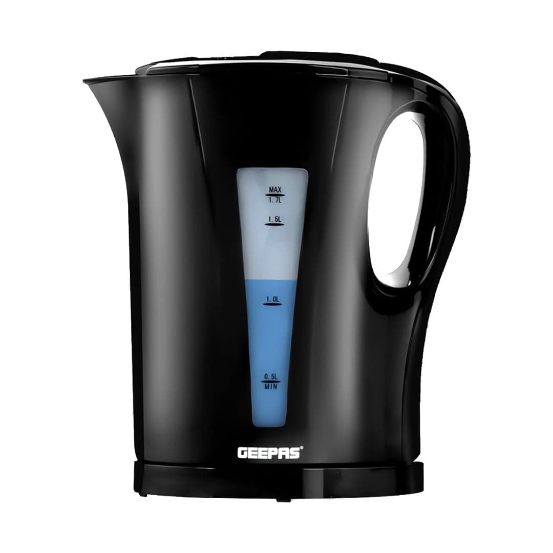 GK38029UK 1.7L Cordless Electric Kettle - Fast Boil & Auto Shut Off with Boil Dry Protection | Ideal for Hot Water, Tea & Coffee Maker | 2 Year Warranty