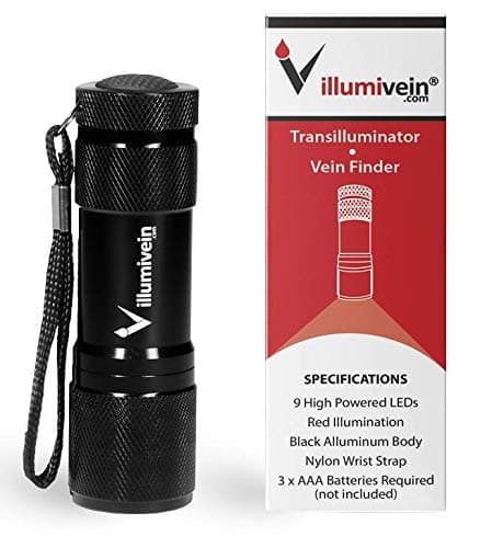 Original - Red LED Flashlight Transilluminator Vein Finder