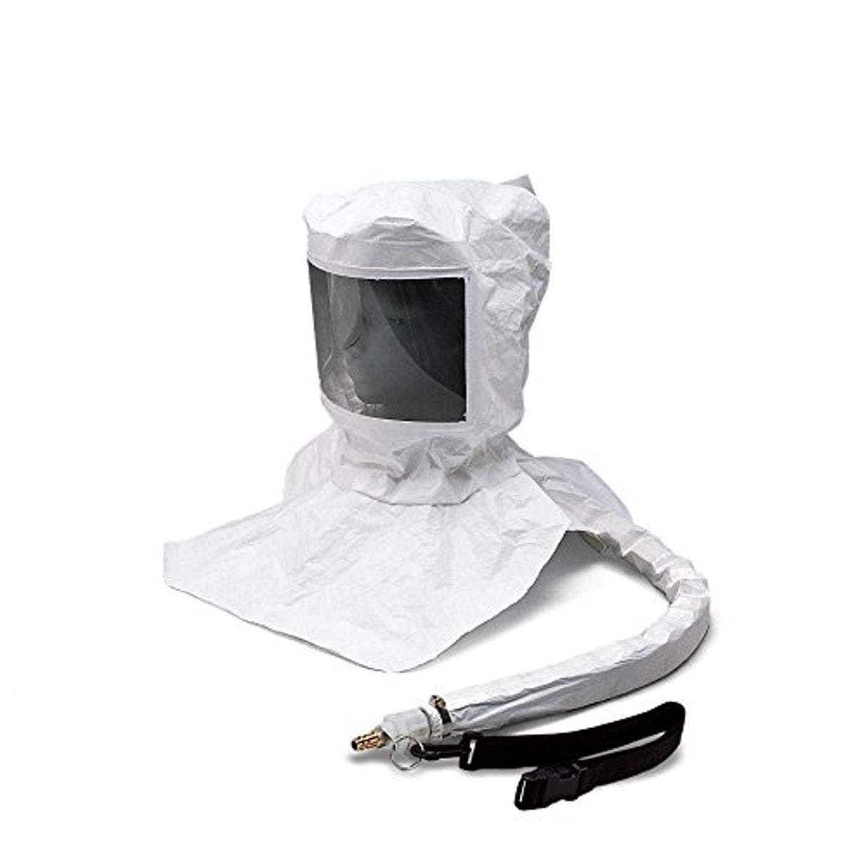 Industries 9910-D Maintenance Free Tyvek Hood CF SAR Assembly with Suspension and LP Flow Adapter with OBAC Fitting, Standard