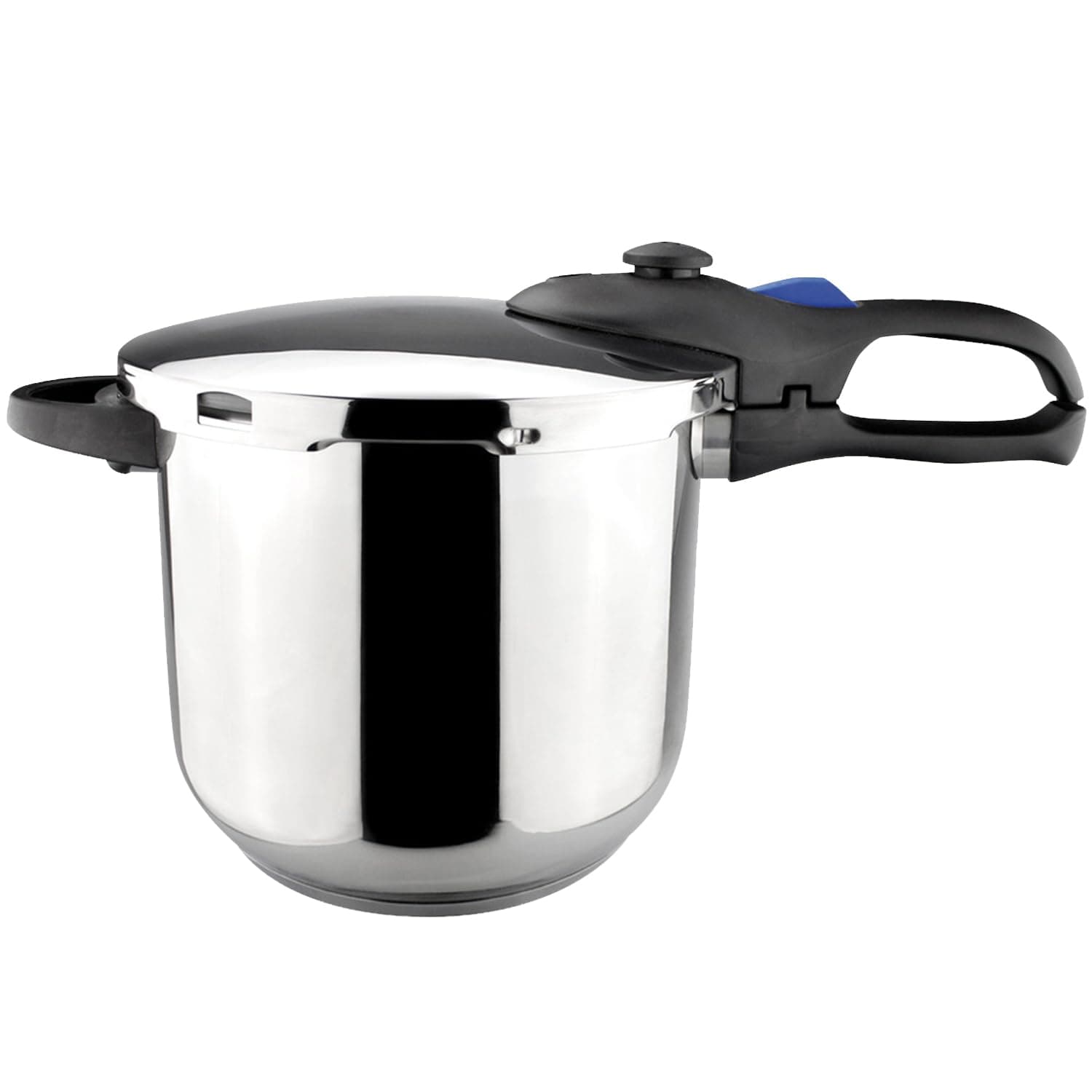 Favorit 8-Quart Pressure Cooker, 18/10 Stainless Steel Fast Cooker for Quick & Healthy Meals, Induction Compatible, Works on All Stovetops