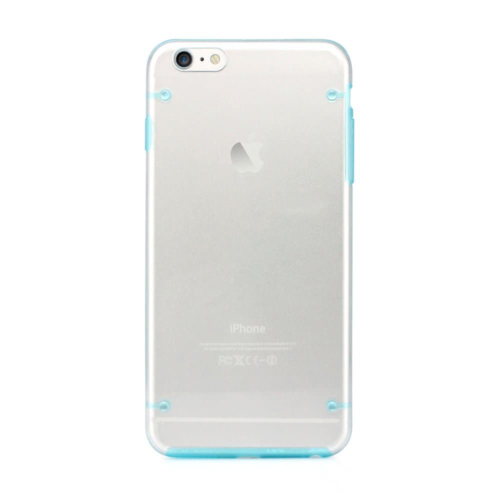 Gearonic GEARONIC TM Ultra Thin Transparent Luminous Glow in the Dark Crystal Clear Hard TPU Case for Apple iPhone 6 Plus 5.5" - Blue - Carrying Case - Non-Retail Packaging - Blue