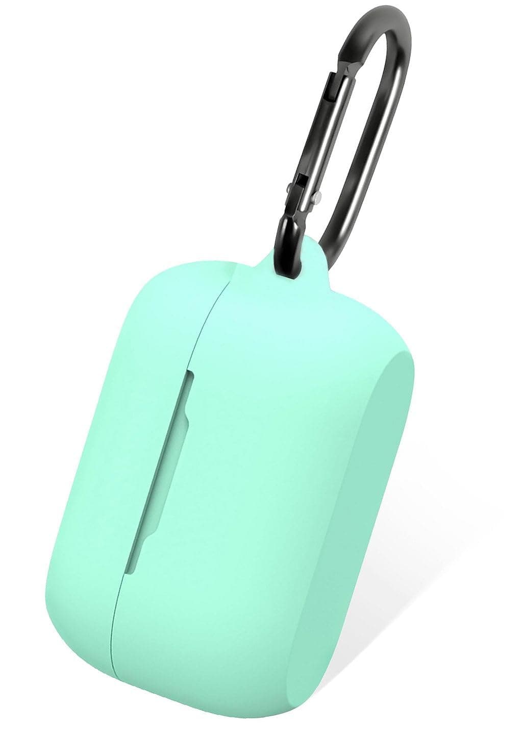 Aotao Silicone Case for Jabra Elite 75t & Jabra Elite Active 75t, Soft and Flexible, Scratch/Shock Resistant Cover with Carabiner for Jabra 75t Earbuds (Elite 75t, Teal)