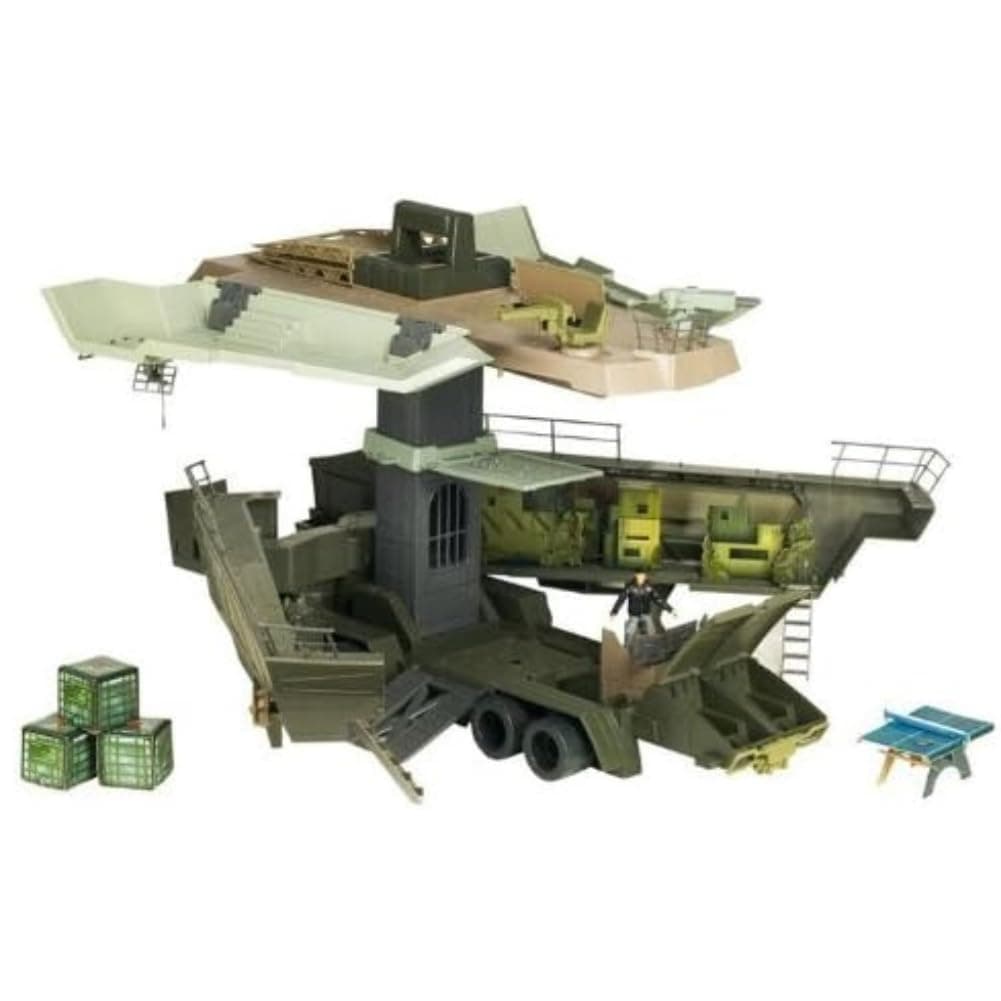 GI Joe Movie Pit Mobile HQ with Hawk V1 Black Jacket