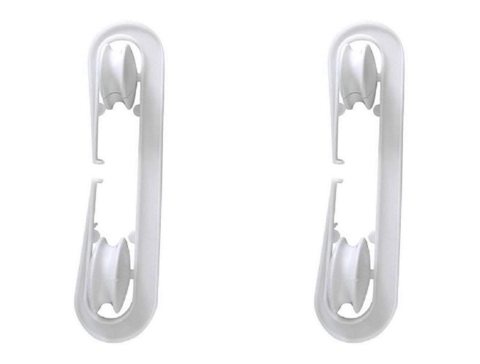 2 Pack Clothesline Spreader- for All Lines- Super Quality 100& Rustproof- White