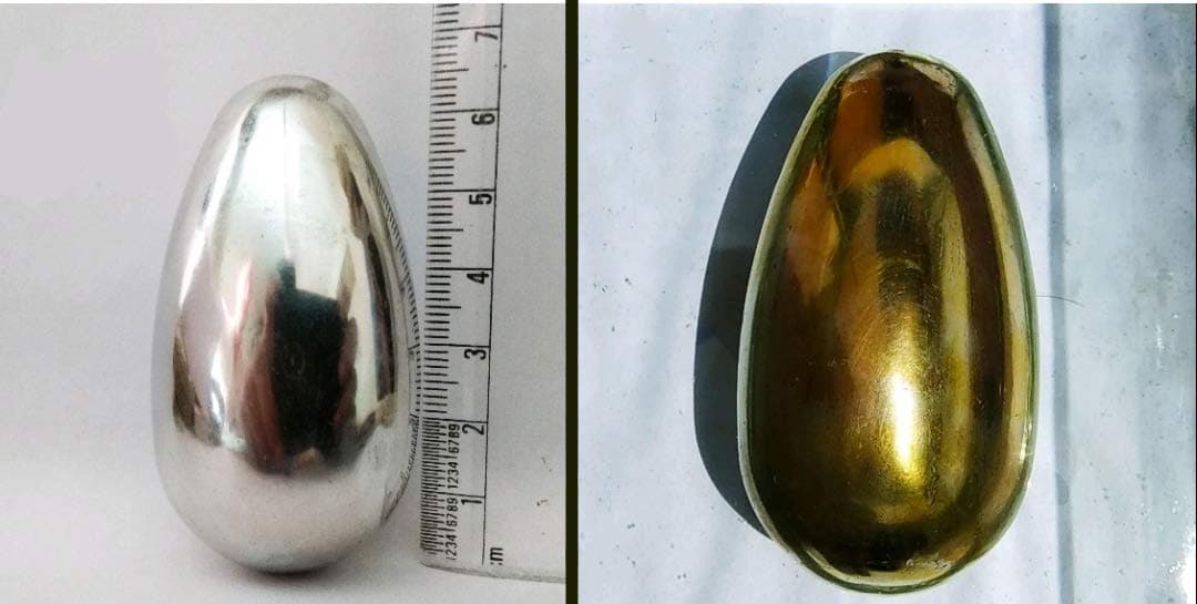 Oval Shape Parad Shivling 500 Grams