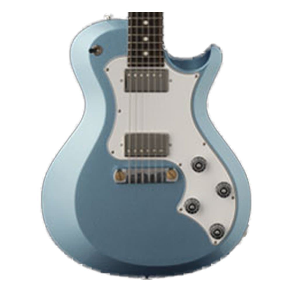 PRS T2SD16_IF S2 Singlecut Standard Electric Guitar, Ice Blue Fire Mist with Dot Inlays & Gig Bag