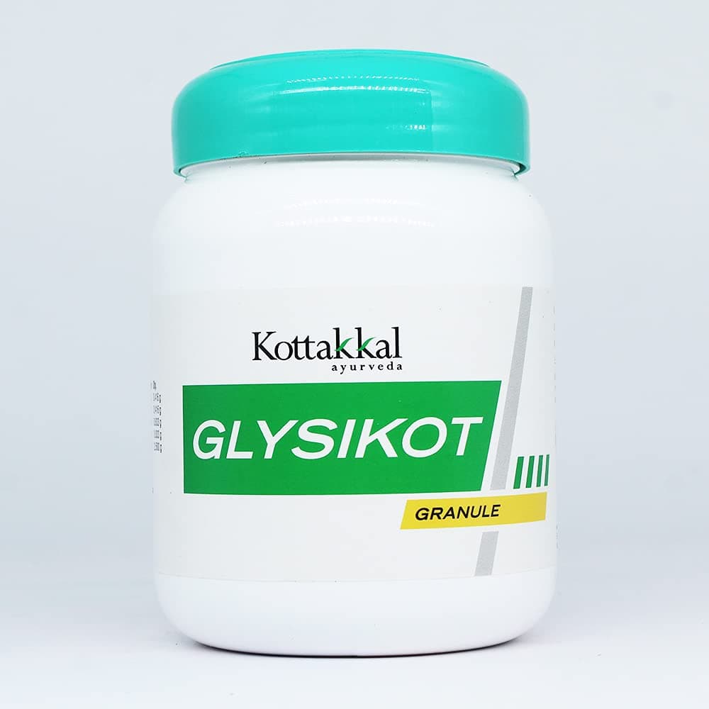 Glysikot Granule-150GM, (Pack Of 1), of Arya Vaidya Sala Kottakkal and get Golden Oldie Herbs®, Sukanthi Pills-1gm