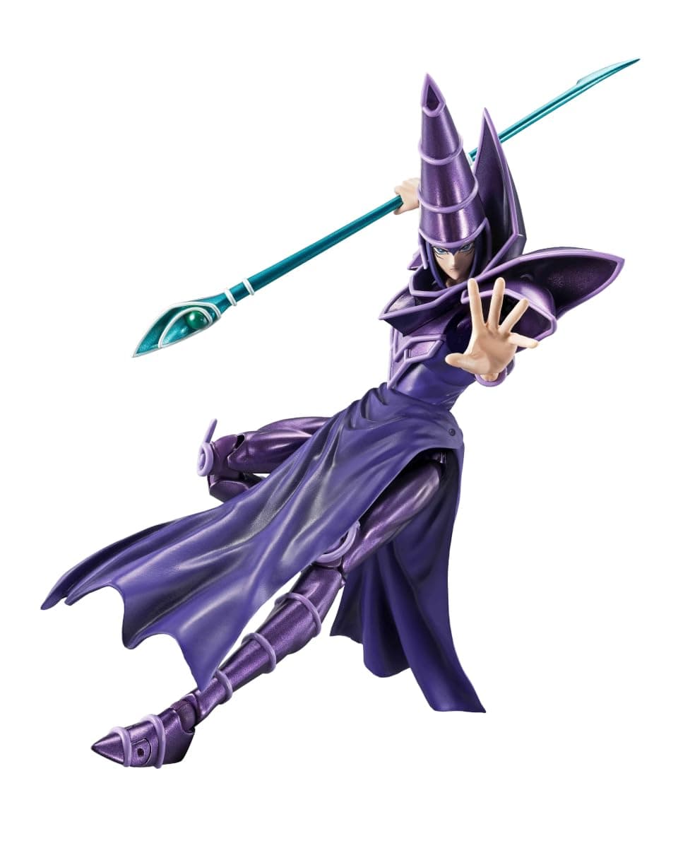 TAMASHII NATIONS - Yu-Gi-Oh! - Dark Magician, Bandai Spirits S.H.MonsterArts Action Figure