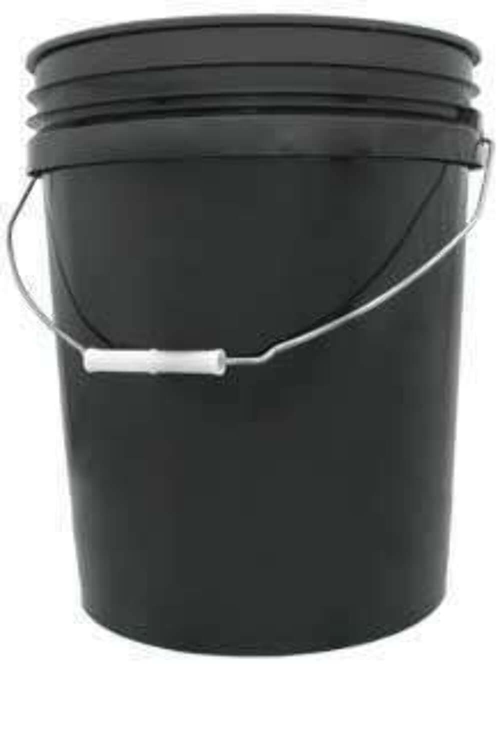 Black Plastic Buckets - 3.5 & 5 Gallon GRO Pro Black Plastic Bucket 5 Gallon